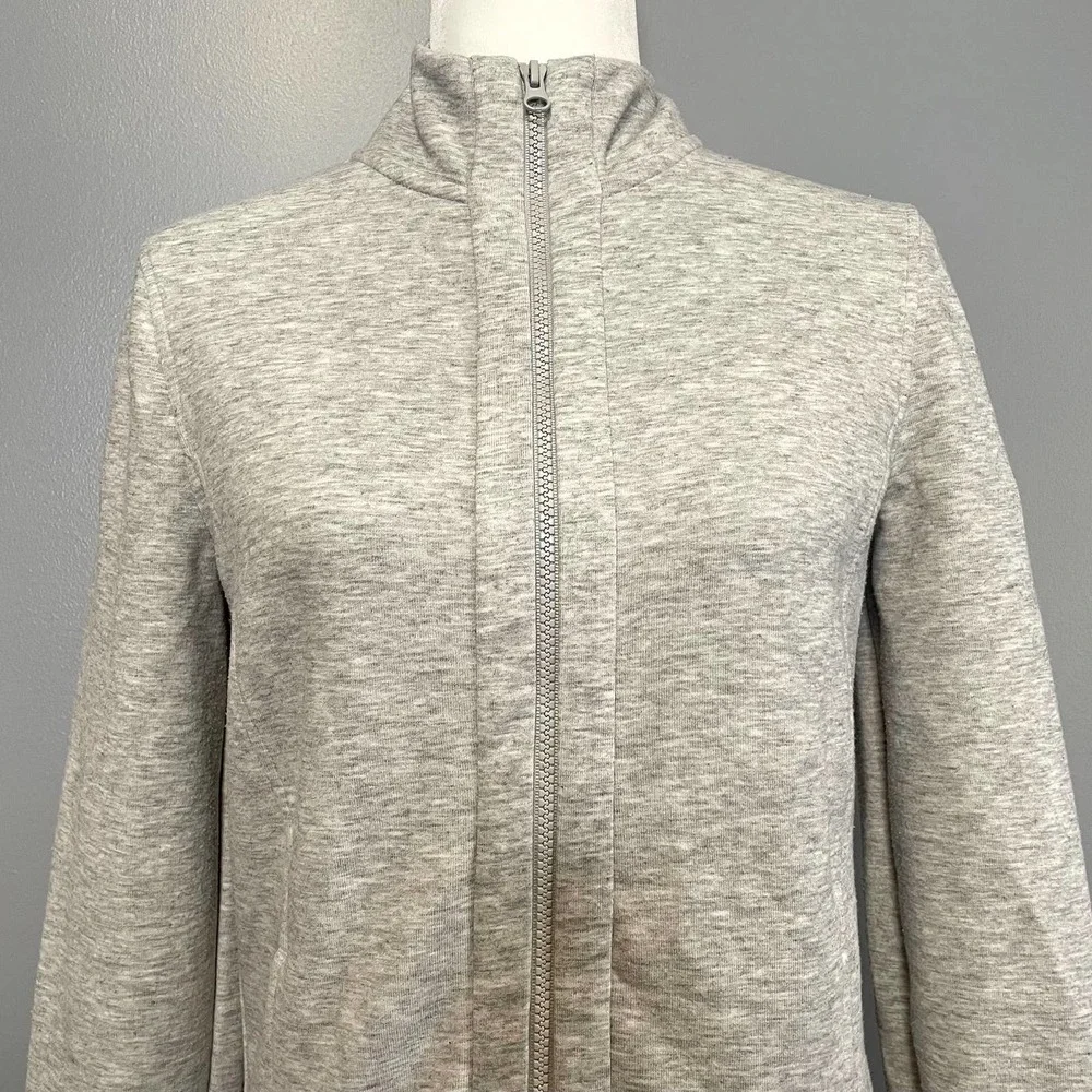 Victorias Secret Sport VS Grey High Neck Full Zip Sweatshirt XS - Picture 2 of 6